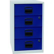 BISLEY Home Beistellschrank PFA 41,3 x 40,0 x 67,2 cm grau/blau