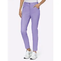 Heine Jerseyhose Twill-Hose normal Lila 38