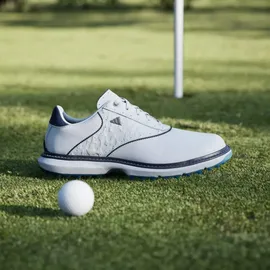 adidas MC70 SPIKELESS GOLFSCHUH - cloud white/collegiate navy/lucid ray blue 39 1/3