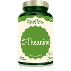 GreenFood Nutrition L-Theanine Kapseln zur Förderung von Schlaf und Regeneration 120 KAP