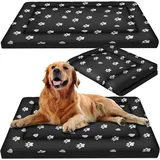 purlov Hundebett Purlov XXL 100 x 70 cm schwarz