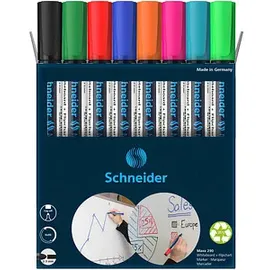 Schneider Maxx 290 Whiteboard- und Flipchart-Marker 8 St. Schwarz/Weiß/Mehrfarbig