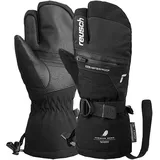 Reusch Unisex 3-Finger Handschuhe Lando R-TEX XT Junior Lobster wasserdicht und atmungsaktiv 7702 black/silver, 6.5, 6161843