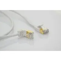 wantec Patchkabel CAT7 Ste.CAT6a d=4mm up 90+180° 1m gr