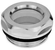 743-24-G1-B Ölschaugläser, Aluminium / Floatglas