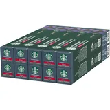 STARBUCKS Espresso Roast Entkoffeiniert by Nespresso, Dunkle Röstung, Kaffeekapseln 10 x 10 (100 Kapseln)