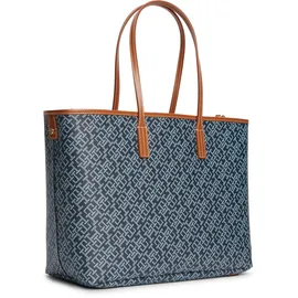 Tommy Hilfiger TH Monoplay Tote Stripe Le Shopper Kunstleder Blue