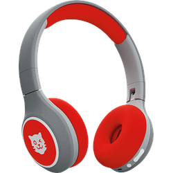 TIGERMEDIA Tigerbuddies – Happy Red (Kopfhörer für Kinder) Kopfhörer, Rot