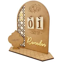 Personalisierter Ramadan-adventskalender Aus Holz, Dekoration Und Zubehör Für Feierlichkeiten Und Gebete