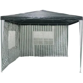 Trendline Pavillon 3 x 3 m inkl. Seitenteile grün-weiß