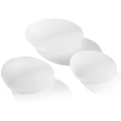 EASYmaxx Solar-Leuchten Set Stein flach 3-tlg.