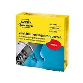 Avery Zweckform Verstärkungsringe 13 mm transparent 500 St.