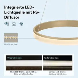 doporro Luvina02 3-flg. 40 cm rund Gold