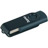 Hama Rotate USB 3.0, 128GB, 90MB/s, Petrolblau (00182474)"