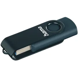 Hama Rotate USB 3.0, 128GB, 90MB/s, Petrolblau (00182474)"