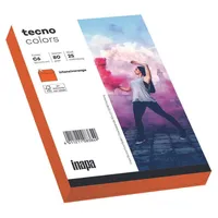 Inapa tecno Briefumschläge colors DIN C6 ohne Fenster intensivorange