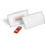 Durable Namensschild CLICK FOLD Namensschilder mit Magnet 4,0 x 7,5 cm, 10 St.