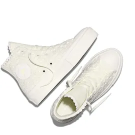 Converse Chuck Taylor All Star Lift Platform Crochet Damen Weiß 42,5