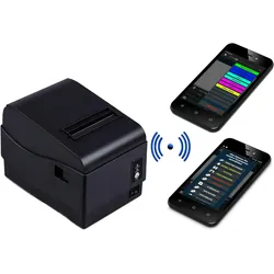 Blitzkasse Handy MINI-Kasse für Gastronomie: 2x5" Kassenterminal, Bondrucker