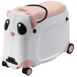 Generisch Kinder Panda Reise Koffer Handgepäck für Kinder, Trolley-Koffer Wandergo (pink)