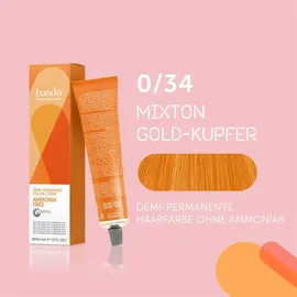 Londa Professional Demi-Permanent Color Creme 0/34 Mixton gold-kupfer 60 ml