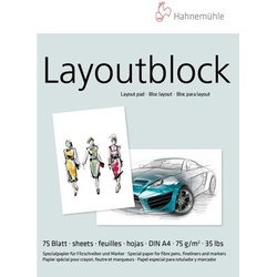 Hahnemühle, Heft + Block, Zeichenblock Layoutblock (A4)