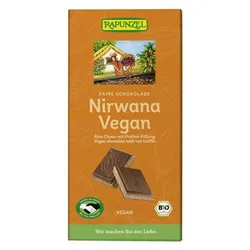 Rapunzel Nirwana vegane Schokolade mit Praline-Füllung HIH bio