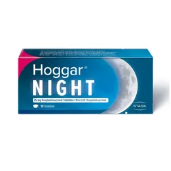 Hoggar Night 25 mg Doxylamin Schlaftabletten 10 St