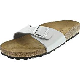 Birkenstock Madrid Birko-Flor schmal silber 42