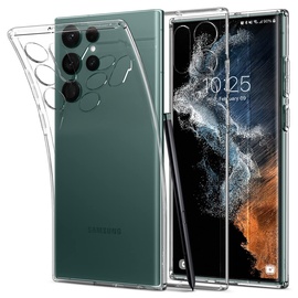Spigen Liquid Crystal Galaxy S22 Ultra), Smartphone Hülle, Transparent
