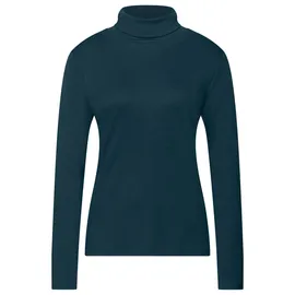 STREET ONE Rollkragenshirt blau 34
