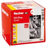 Fischer Spreizdübel SX Plus 8x40, 100er-Pack (568008)