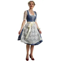 Tectake tectake® Frauenkostüm Midi-Dirndl Kleinwalsertal Modell 2