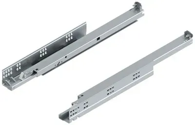 TANDEM plus für TIP-ON Vollauszug, Führung, 30 kg, NL=480 mm, für Kupplung, links/rechts, verzinkt