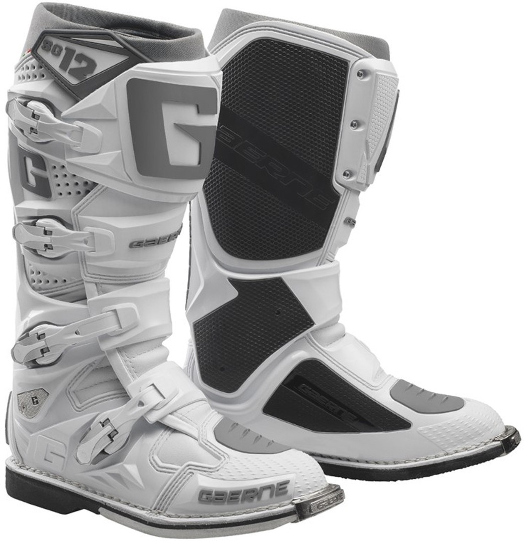 Gaerne SG-12 Motocross Boots, wit, 48