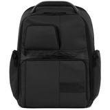 Piquadro Wollem Computer Backpack Expandable With USB Black