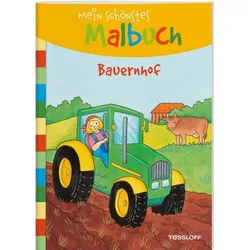 TESSLOFF 378864134 Mein schönstes Malbuch Bauernhof