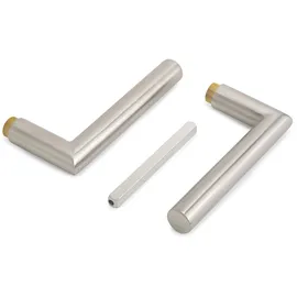 Emuca L-R Türgriff Edelstahl Weiß