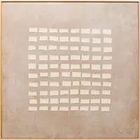 Kare DESIGN Wandbild 100 x cm Art Row 57800 Baumwolle Beige
