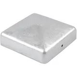 Baumarktplus Pfostenkappe verzinkt 121 mm Pyramide Abdeckkappe für Pfosten 12x12cm