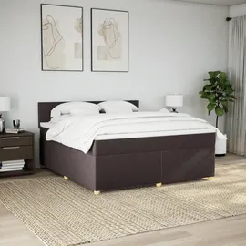 vidaXL Boxspringbett 180 x 200 cm Braun