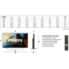 Philips 50PUS7000/12 50" 4K LED Smart TV