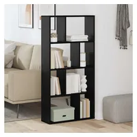 vidaXL Bücherregal 60 x 20 x 120 cm Schwarz