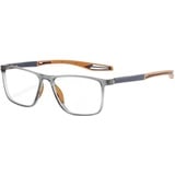 Herren Lesebrille, Rutschfeste Lesebrille, Anti-Blaulicht Lesebrille, Leichte modische Lesebrille für Männer und Frauen, Outdoor-Lesen, 1 Paar (1.5 X, Grau/Gelb)