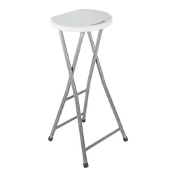 WellHome - Barhocker, hohes Modell, Metall-Finish 31,5x28x70 cm