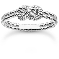 Thomas Sabo Damen Ring Seil mit Knoten Silber 925 Sterlingsilber TR2399-001-21