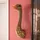 Kare Design Wandschmuck Ostrich Gold 19x72cm
