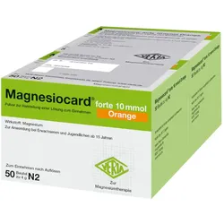 Magnesiocard forte  Orange 10mmol 100 St Pulver zur Herstellung einer Lösung zum Einnehmen