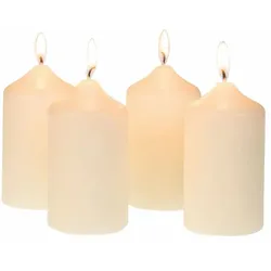 24x Stumpenkerzen ivory 50x90mm
