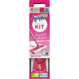 Swiffer KIT - 8x Boden Staubtücher + 3x Feuchte Bodentücher Limited Edition - Rosa